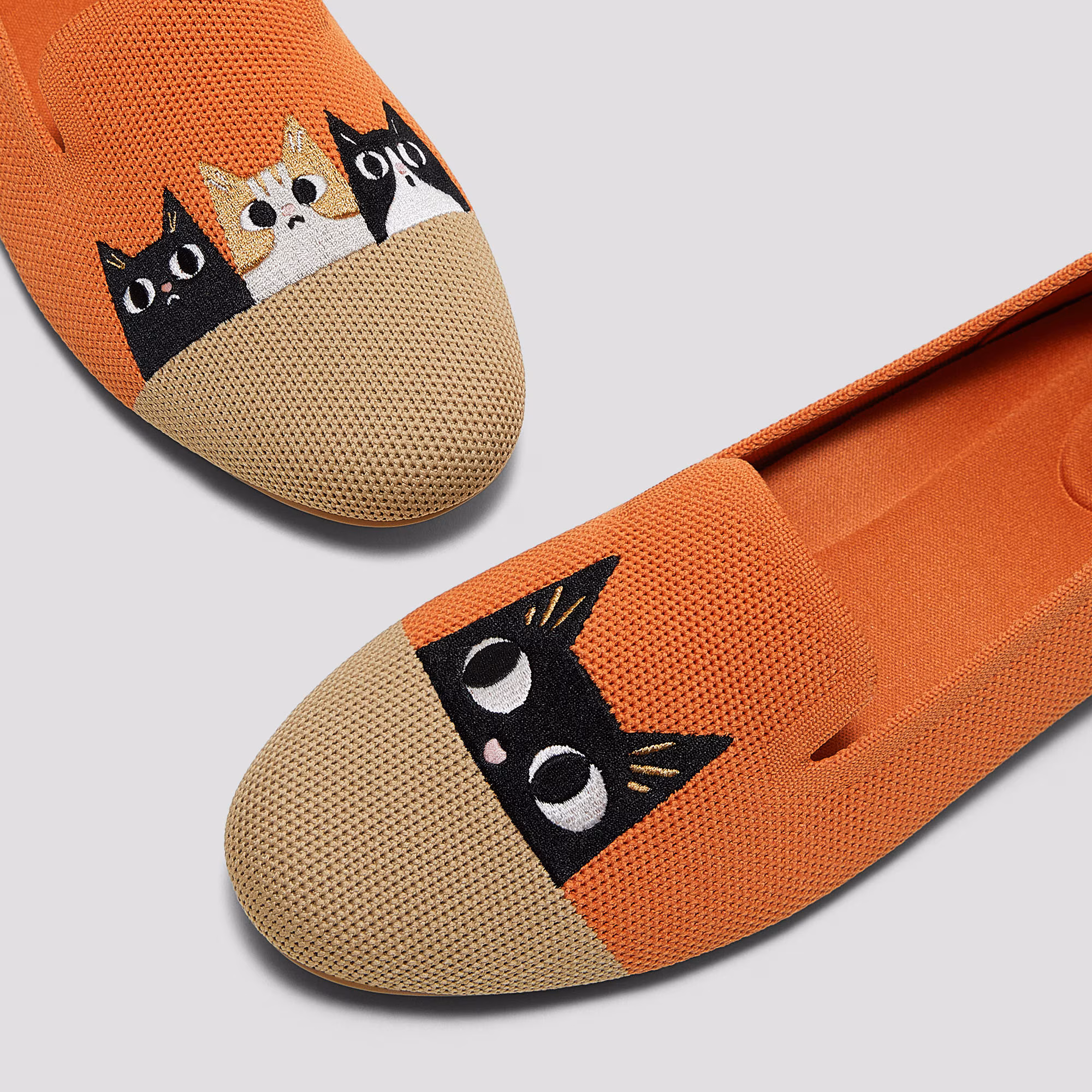 VIVAIA Round-Toe Embroidered Loafers (Audrey), women's/men's Halloween clothing